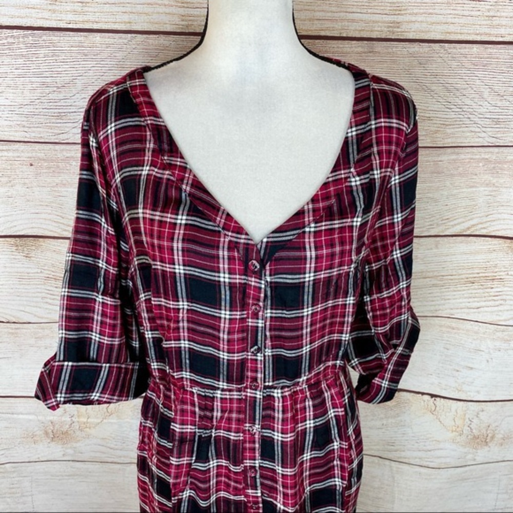 🎉HOST PIC!🎉🍷Torrid Plaid Dress - Picture 7 of 11